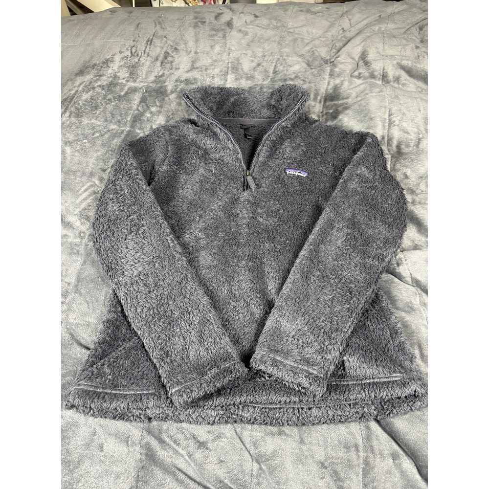 SOFT Patagonia Women's Los Gatos 1/4 Zip‎ navy S Sweater Top
